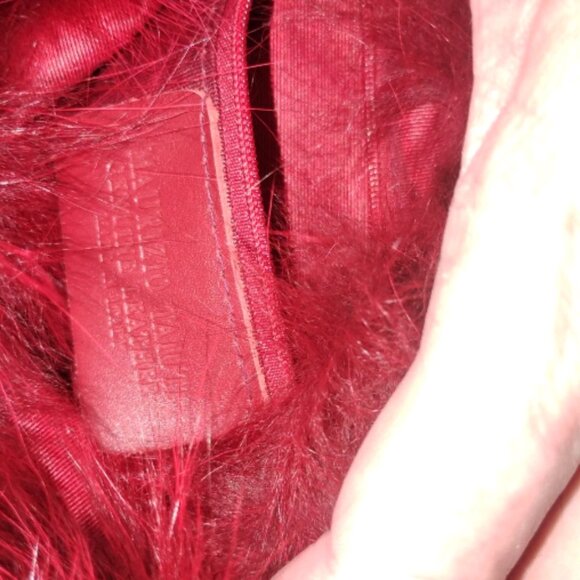 Exclusive Vintage and Rare Maurizio Taiuti w/ Faux Fur Pochette From Italy w/ T - Picture 2 of 4